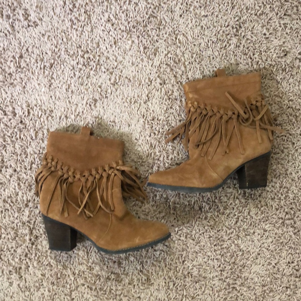 Fringe Ankle Bootie